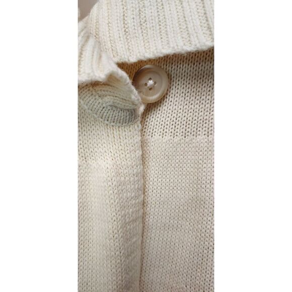 The Limited Womens Small Beige Tan Shawl Neckline Wool Cardigan Sweater Size SM - Picture 4 of 5